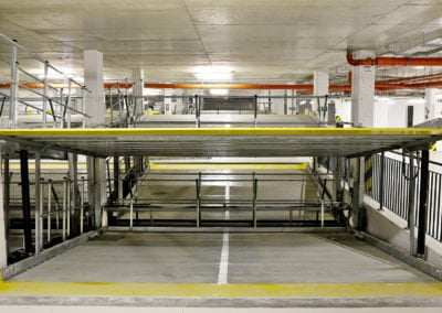 Independent parking platforms Modulo Parker-S100 - 160 parking spaces.