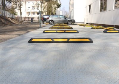Platformy parkingowe niezależne Modulo Parker-O100 przy Hotelu Focus Premium w Sopocie.