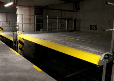 Independent parking platforms Modulo Parker-C100 - 204 parking spaces.