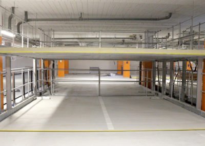 Independent parking platforms MODULO Parker-C100 - 20 parking spaces.