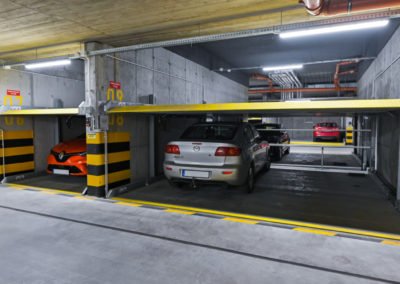 Independent parking platforms MODULO Parker-C100 - 66 parking spaces